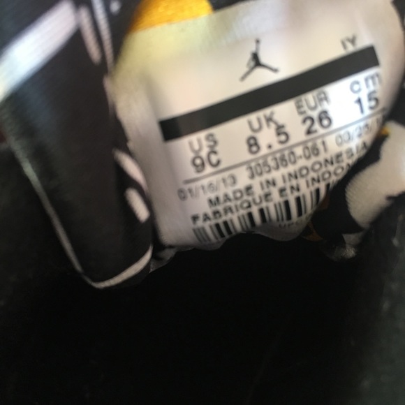 Jordan retro 8 toddler boy black - Picture 4 of 5